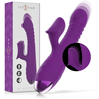 Intense Iggy Multifunction Vibrator Up Down Purple