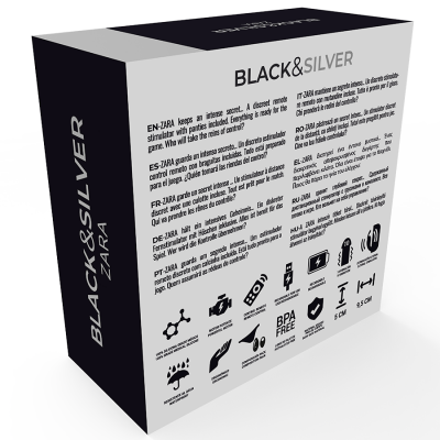 Black&Silver Zara Remote Control Stimulator With Free Panty - image 5