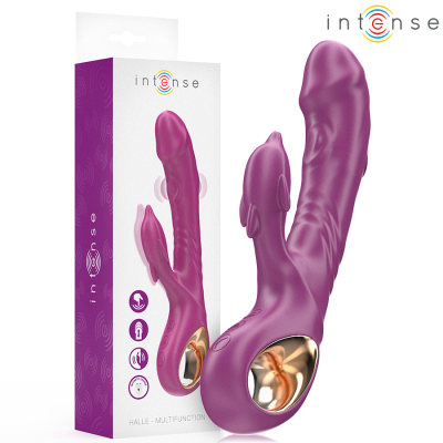 Intense Halle Dolphin Tongue Vibrator - Purple