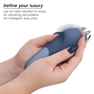 Womanizer Vibe Lay-On Silent Vibrator Dark Blue - image 3