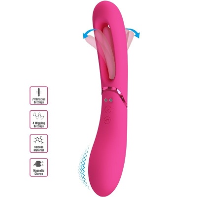 Romance Lexie G-Spot Vibrator, 7 Vibrations, Pink