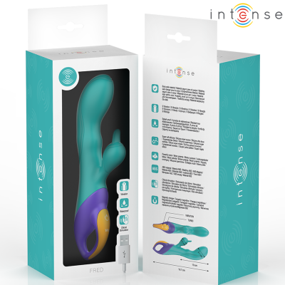 Intense Fred Rabbit Vibrator Blue - image 6