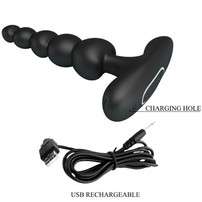 Pretty Love Corban Anal Vibrator 10 Functions Black - image 8