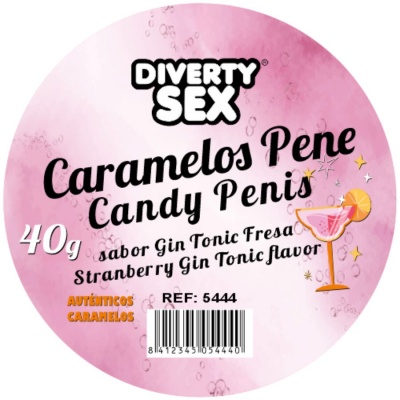 Diablo Picante - 20 Gin & Tonic Flavored Penis Candies - image 2
