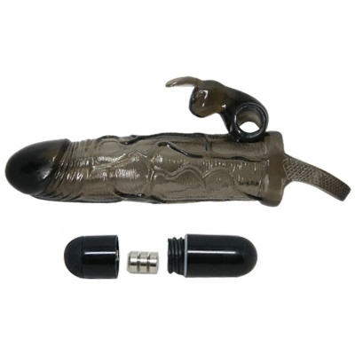 Baile Brave Man Penis Cover With Rabbit Black - image 7