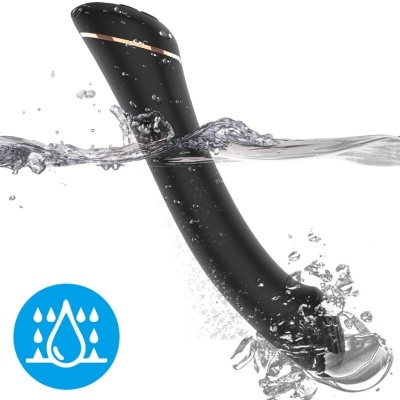 Armony Flat Head Black Silicone Vibrator - image 2