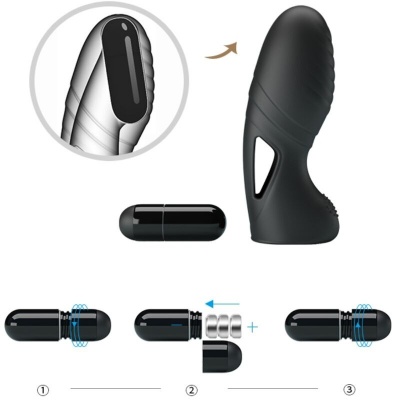 Pretty Love Alan Silicone Finger Vibrator - image 8
