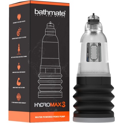 Bathmate HydroMax 3 Transparent Penis Pump Bathmate HydroMax 3 Transparent Penis Pump
