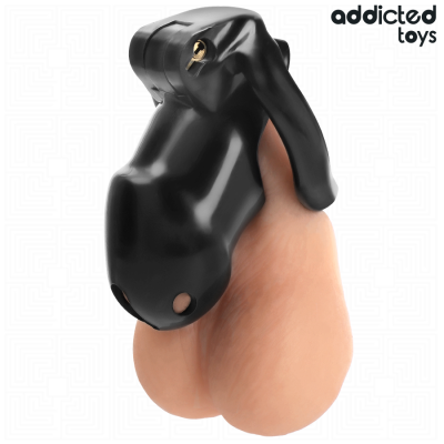 Addicted Toys Locked Mindnight Cell Penis Cage Size M - image 3