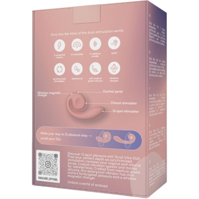 Snail Vibe — Gizi Dual Stimulator Pink - image 5