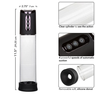 CalExotics Peak 4-Speed Rechargeable Pump, Black - image 7