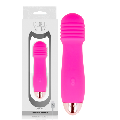Dolce Vita Rechargeable Vibrator Three Pink - image 2