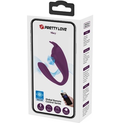 Pretty Love Shey Clitoral Stimulator Remote Control Purple - image 9