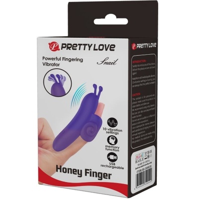 Pretty Love Snail Purple Finger Stimulator - image 8