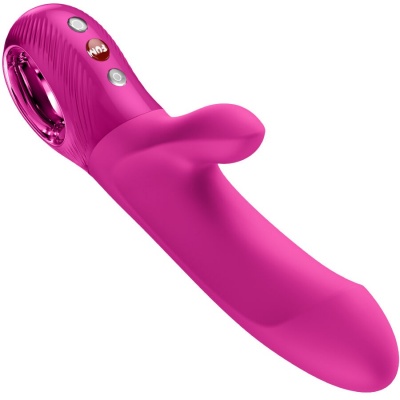 Fun Factory Bi Stronic Embrace Thrusting Rabbit - Magenta - image 2