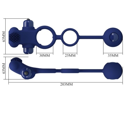 Pretty Love Remington Double Ring with Plug Blue - image 6