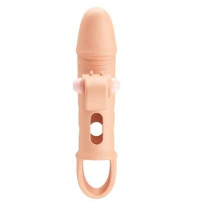 Romance Flesh Extended Sleeve with Vibration - image 4