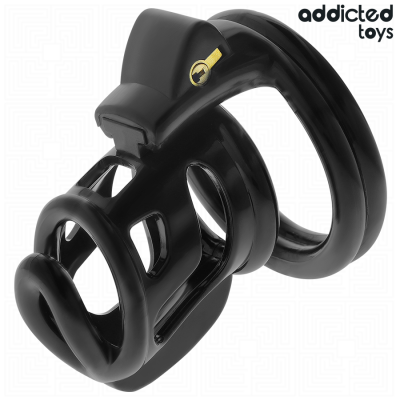 Addicted Toys Locked Gilden Cage Silicone Penis Cage - image 2