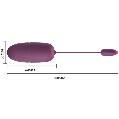 Pretty Love Nymph Vibrating Egg App Controlled Purple - image 6