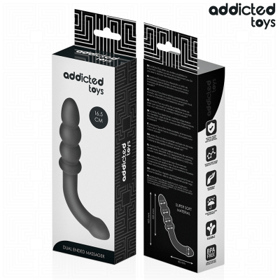 Addicted Toys Double Anal Massager Silicone 16.5CM - image 6