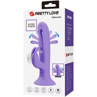 Pretty Love Killmoulis Rabbit Vibrator 12 Vibration Modes Purple - image 9