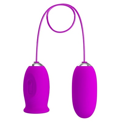 Pretty Love Daisy Purple Dual Egg Rechargeable Vibrator