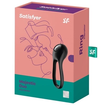 Satisfyer Majestic Duo Ring Vibrator Black - image 4