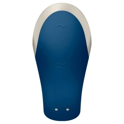 Satisfyer Double Love Luxury Couples Vibrator Blue - image 3