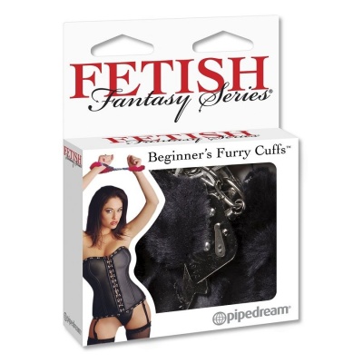 Pipedreams Fetish Fantasy Furry Cuffs Black - image 2