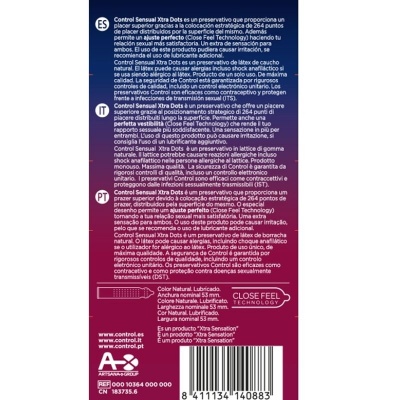 Control Xtra Dots Condoms 12 Units - image 2