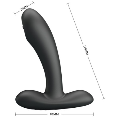 Pretty Love Remington Anal Vaginal Vibrator Black - image 5