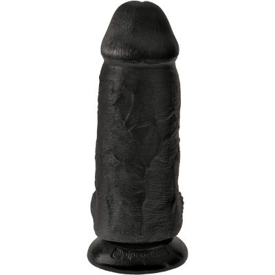 King Cock Chubby Realistic Penis 23cm Black - image 2
