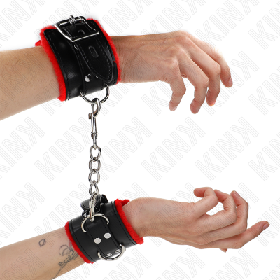 KINK Fur Lined Black & Red 17-29 Cm - image 1