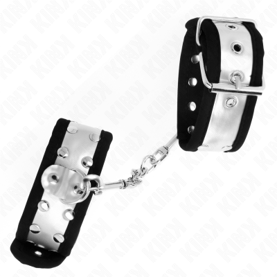 Kink Thin Wrist Restraints Black Silver 30CM - image 3