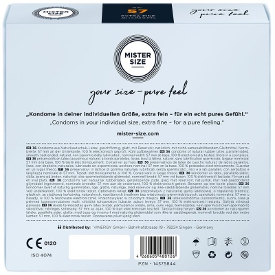 Mister Size 57mm Condoms 36 Pack - image 3