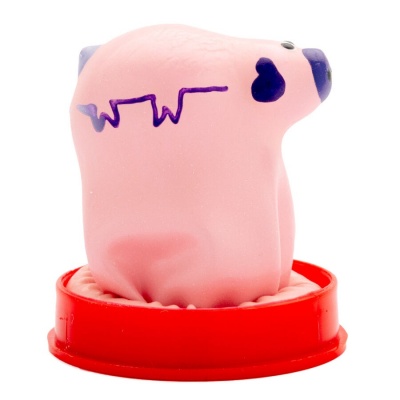 Condomerie Handpainted Novelty Condoms Small Pig - image 2