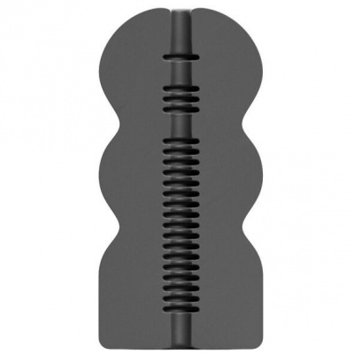 All Black Pookie Masturbator, 17cm, Artistic - image 1