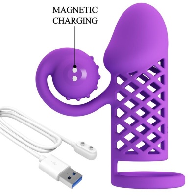 Romance Harden Purple Extended Sleeve Vibrating - image 8