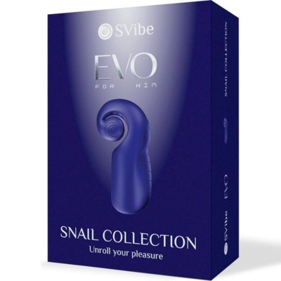 Snail Vibe Evo Slide n Roll Masturbator Dark Blue - image 5