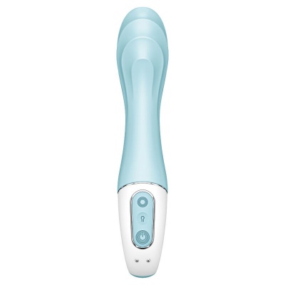 Satisfyer Air Pump Vibrator 5+ App Blue - image 3