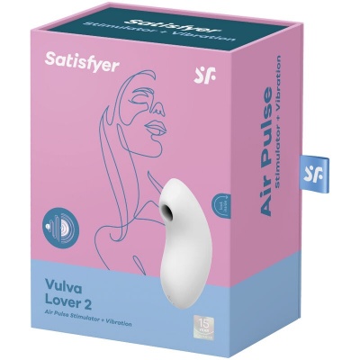 Satisfyer Vulva Lover 2 Air Pulse Stimulator White - image 4