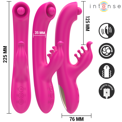 Intense Christina Multifunction Rabbit Vibrator 22.5 CM Pink - image 3