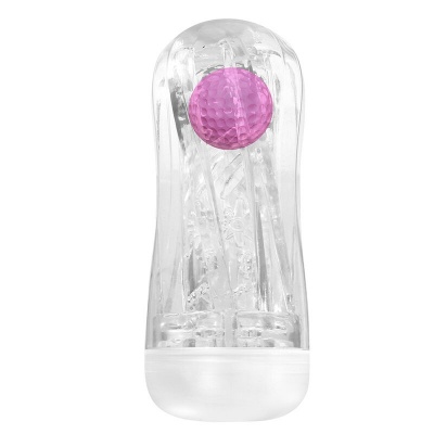 Pretty Love 360º Textured Masturbation Cup Clear - image 5