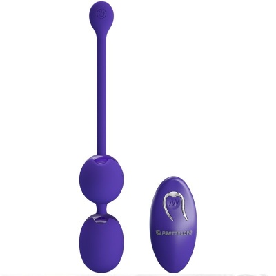 Pretty Love Willie Violet Remote Control Vibrating Balls