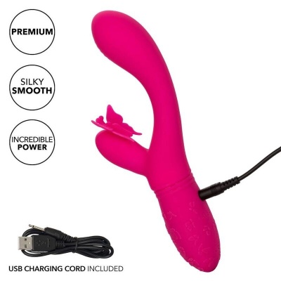 CalExotics Butterfly Kiss Flutter Vibrator Pink - image 4