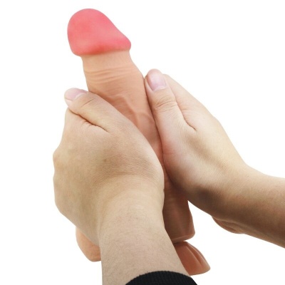 Pretty Love Sliding Skin Remote Dildo Flesh 21.8 CM - image 3