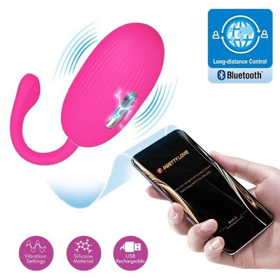 Pretty Love Doreen Magenta Vibrating Egg App Remote Control