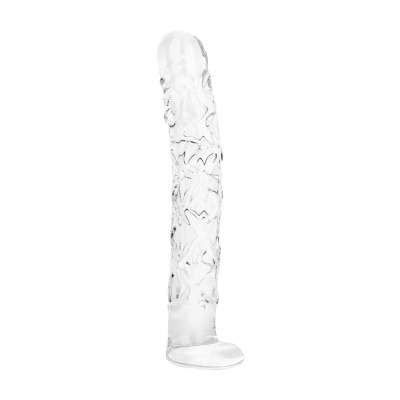 Gildo - No. 36 Getextureerde Glazen Dildo - 19 cm Foto van Gildo - No. 36 Getextureerde Glazen Dildo - 19 cm