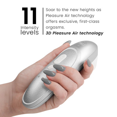 Womanizer Pro Clitoral Stimulator - Silver Grey - image 2