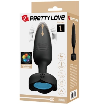 Pretty Love Tarion LED Anal Plug Black 12.5CM - image 9